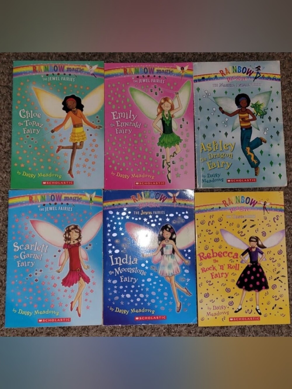 Scholastic Rainbow Magic Fairy Book Set - 20 Paperback Books.